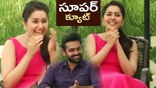 Rashi Khanna Making Fun About Ram Dialogue In Hyper  TFPC [upl. by Teak]