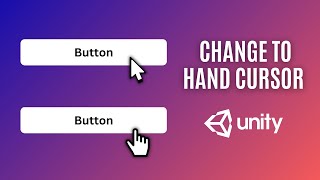 How to change cursor on UI Hover  Unity [upl. by Elatsyrc195]