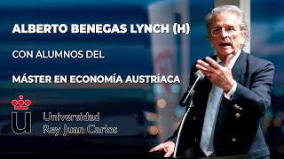 Alberto Benegas Lynch h en el Máster en Economía Austríaca de la Universidad Rey Juan Carlos [upl. by Nwahsor]