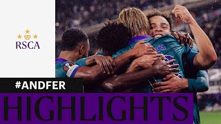 HIGHLIGHTS RSC Anderlecht  Ferencvárosi TC  20242025 [upl. by Aihsila]