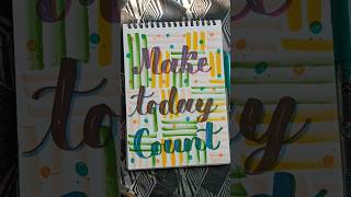 Brush pen calligraphy workshoplearn calligraphy learncalligraphy viralvideo shortsviral howto [upl. by Beaufort]