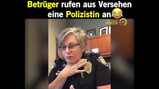 Betrüger rufen aus Versehen eine Polizistin an 😂  Best Trend Videos [upl. by Sorci]