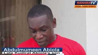 Kudirat Abiolas Son Abdulmumeen On AlMustaphas Acquittal Obasanjos Comment Other [upl. by Abehshtab]