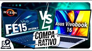 VAIO FE15 Ryzen 7 vs Asus Vivobook 16  Comparativo em 2024 [upl. by Nedyah]