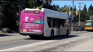 Community Transit 2015 XD40 15105 On The 114 To Aurora Village Transit Center [upl. by Htenaj]