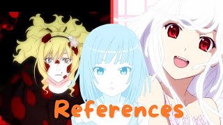 References in monogatari off and monster season part 2 [upl. by Asseralc]