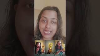 Congratulations to Tannistha Roy  glitzampglory winner [upl. by Arleyne]