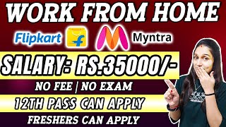 Work From Home Job  Latest Job Vacancy  Online Job At Home  12th Pass Job [upl. by Naerb]