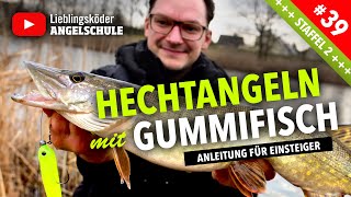 HECHTANGELN im Winter mit Gummifisch 😍 🎣 🔥  Anleitung [upl. by Yssirhc947]