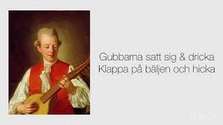 Gubbarna satt sig att dricka  CM Bellman  Lyrics Fredmans epistles Europa Universalis IV [upl. by Delisle]