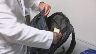 Spine specialist gives advice on how to reduce possible injuries from heavy school backpacks [upl. by Lebazi303]