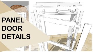 PANEL DOOR CONSTRUCTION DETAILS [upl. by Nodlew734]