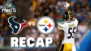 Pittsburgh Steelers Vs Houston Texans Live Post Game Show [upl. by Amehsat]