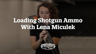 Loading Shotgun Ammo With Lena Miculek [upl. by Akemhs]