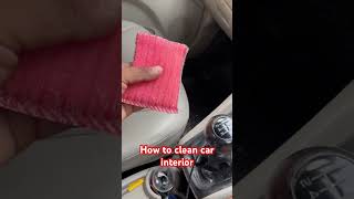 How to clean the interior of your car  detail a car interior  Tip and tricks for themoonautocare [upl. by Moreland]