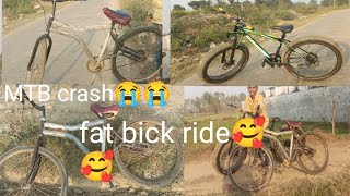 MTB crash 😭😭😭😭😭 new vlogs [upl. by Laersi276]