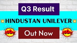 Hindustan Unilever q3 results •HUL q3 results 2024 • HUL share latest news •HINDUSTAN UNILEVER SHARE [upl. by Estey549]