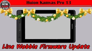 Huion Kamvas Pro 13 Line Wobble Firmware Update [upl. by Eachern]