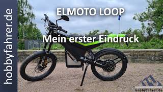 Kurzeindruck ELMOTO LOOP EMopedEBike  hobbyfahrerde [upl. by Chally]