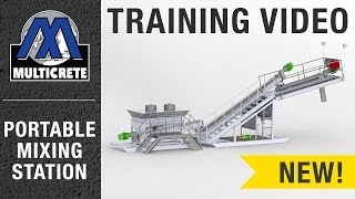 Multicrete® Portable Mixing Station  OPERATION Training Video [upl. by Adoh]