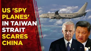 Taiwan News Live China Military Sets Up In Arms After US War Aircraft Patrols Over Taiwan Strait [upl. by Eleon]