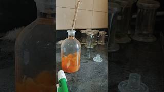 Magical reaction of chem chemistry experiment wondersofscience winkler oxygen magicalscience [upl. by Euton]