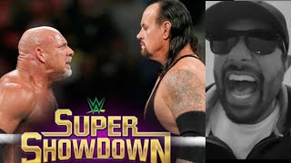 Grandpa Undertaker vs Old Man Goldberg WWE Super ShowDown 2019 Match Rating  0 out of 5 [upl. by Juna]