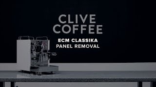 ECM Classika PID  Panel Removal [upl. by Laehcimaj]