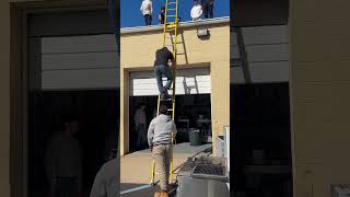 Students learn ladder safety Part 2 [upl. by Currey178]