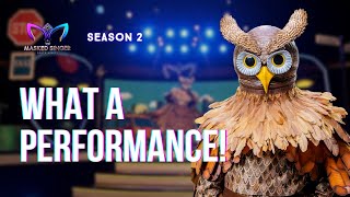 Owl’s performance amp NEW clues Season 2 Episode 11  The Masked Singer SA [upl. by Wadleigh]