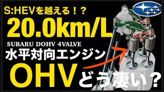 【SHEVより優秀】スバル新型フォレスター燃費の救世主「水平対向OHVエンジン」はなぜ実現できないのか？を完全解説 [upl. by Twelve]