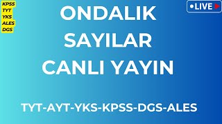 ONDALIK SAYILAR ITYTKPSSDGSALES kpss matematik canlı live [upl. by Ahsim]