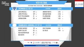 Verwood CC 1st XI v Shanklin amp Godshill CC 1st XI [upl. by Eelegna]