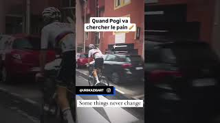 😂🥖Quand Pogi va chercher le pain shorts cycling [upl. by Eelaroc811]