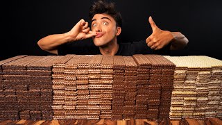 ASMR CHOCOLATE NUTELLA WAFERS MUKBANG  McBang ASMR Eating [upl. by Latsirc]