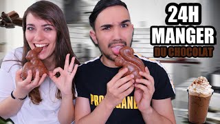 ON MANGE DU CHOCOLAT PENDANT 24H  Jonathan et Amandine [upl. by Kristoffer]