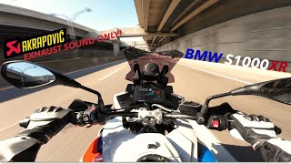 BMW S1000XR M Akrapovic Titanium Full Exhaust Sound RAW ONBOARD [upl. by Xino386]