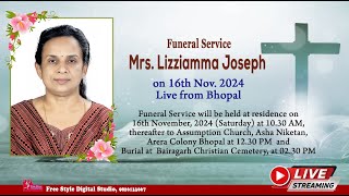 Funeral Service Mrs Lizziamma Joseph [upl. by Shiroma697]