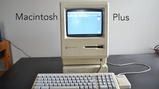 Apple Macintosh Plus  Tour and Software Showcase [upl. by Sabba]