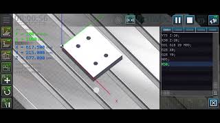 CNC Freze  CNC VMC Simulator G73 Delik Çevrimi [upl. by Suzzy]