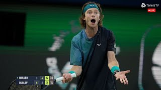 Italian Open 2024 Alexandre Muller vs Andrey Rublev Highlights  Tennis ATP Masters 🔴 [upl. by Cann]