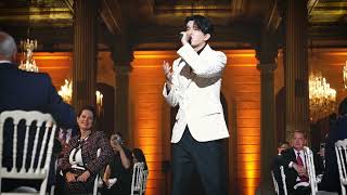 Dimash Entrance quotSOSquot amp quotDaididauquot Le Palais de LÉlysée Paris France Full Version [upl. by Irisa]