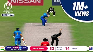 India vs New Zealand World Cup 2019 SemiFinal  Jadejas Sensational Knock Highlights  ICC CWC19 [upl. by Ysdnil592]