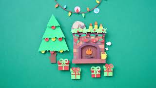 Merry Christmas  Stop motion animation [upl. by Lagiba]