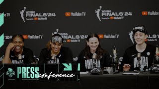 New York Liberty Press Conference  2024 WNBA Champions [upl. by Debbie]