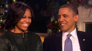 The Obamas Christmas at the White House [upl. by Edouard370]