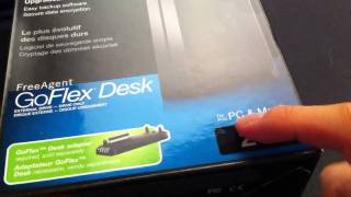 Seagate GoFlex Desk 2TB Unboxing USB 30FW800 [upl. by Aiciles808]