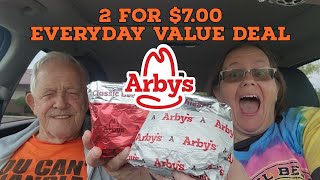 Is this Deal at Arbys Worth it 2 FOR 7 Review [upl. by Anotal770]