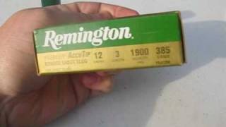 Remington Accutip Sabot  12 Ga  Rifled Choke [upl. by Oniliuqnart986]