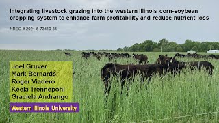 Joel Gruver Integrating livestock grazing into western Illinois cropping systems [upl. by Zoila741]